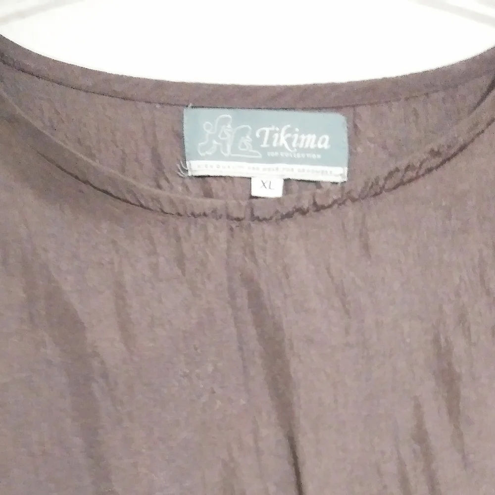 LN Tikima Dog Grooming Dress Long Brown Cover-Up XL